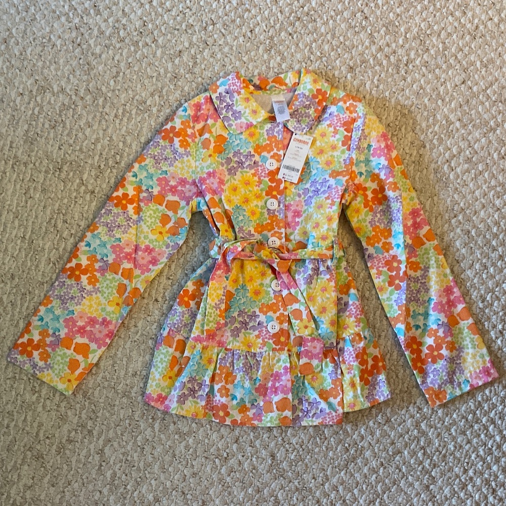 🌸Adorable🌸 GIRLS GYMBOREE flowery coat